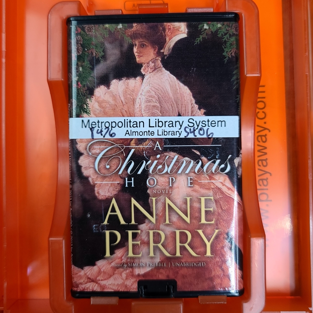 A CHRISTMAS HOPE By Anne Perry Fiction Playaway Audio Book Novel